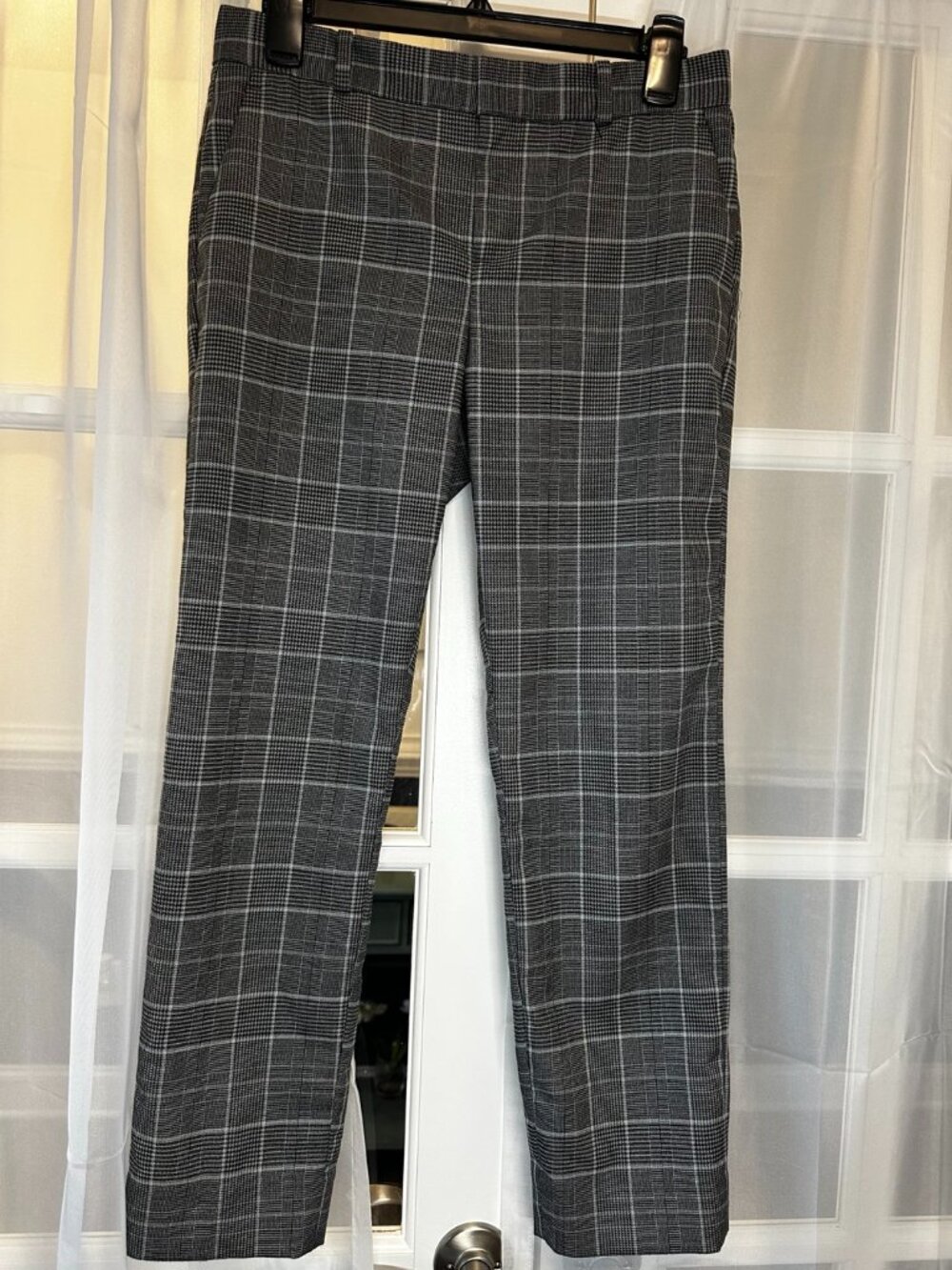 Banana Republic Avery Plaid Ankle Pants Size 2 Work Career Office